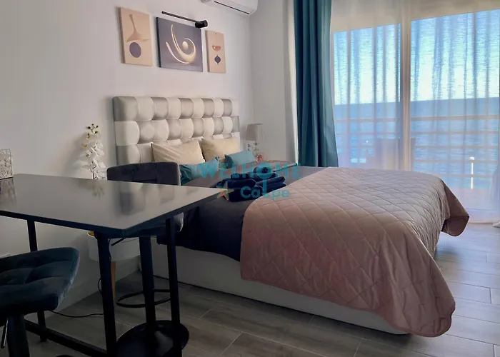 Acuarela Estudio, 1ª Linea, Vista Al Mar, Piscina * Кальпе