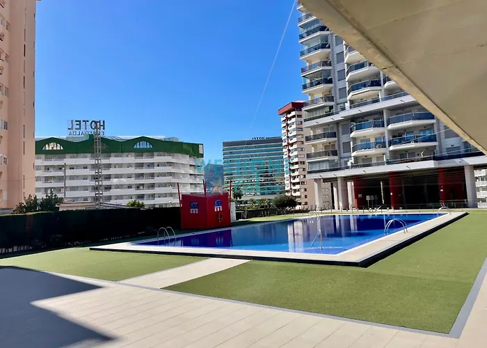 Acuarela Estudio, 1ª Linea, Vista Al Mar, Piscina * Кальпе