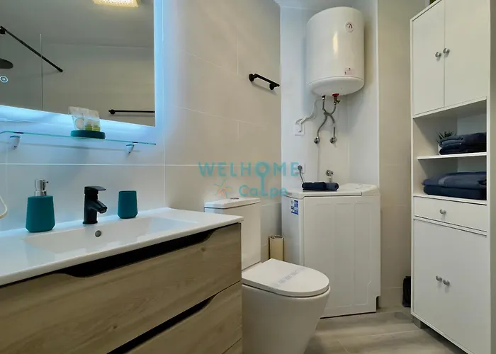 Acuarela Estudio, 1ª Linea, Vista Al Mar, Piscina * Кальпе