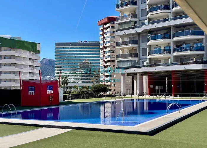 Acuarela Estudio, 1ª Linea, Vista Al Mar, Piscina Calpe